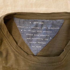 MER SEA slub tee